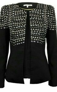 Black Studded Blazer